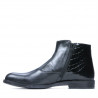 Buty męskie 488 czarno-komibowane