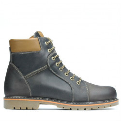 Buty męskie 489 tuxon cafe+brązowy