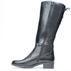Damskie kozaki 3303 czarne