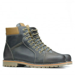 Buty męskie 489 tuxon cafe+brązowy