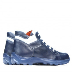 Buty młodzieżowe 436 indygo+białe