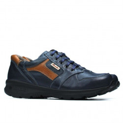 Buty sportowe dla nastolatków 397 indygo+brązowy