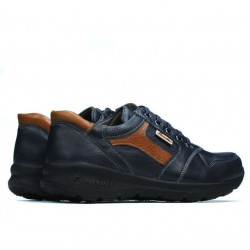 Buty sportowe dla nastolatków 397 indygo+brązowy