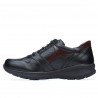 Nastolatki buty sportowe 397 czarne+bordowe