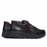 Nastolatki buty sportowe 397 czarne+bordowe