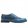 Casualowe buty męskie 829 a indigo kombinowane