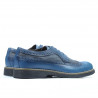 Casualowe buty męskie 829 a indigo kombinowane