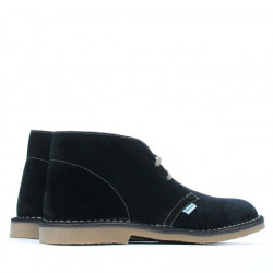 Damskie botki 7100 czarny welur