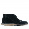 Damskie botki 7100 czarny welur
