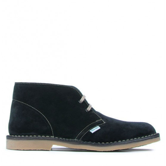Damskie botki 7100 czarny welur