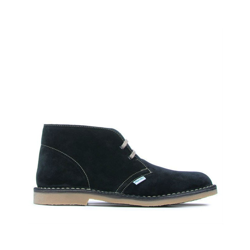 Damskie botki 7100 czarny welur