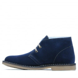 Damskie botki 7100 indigo welur