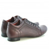 Buty casual damskie 645 bordowe