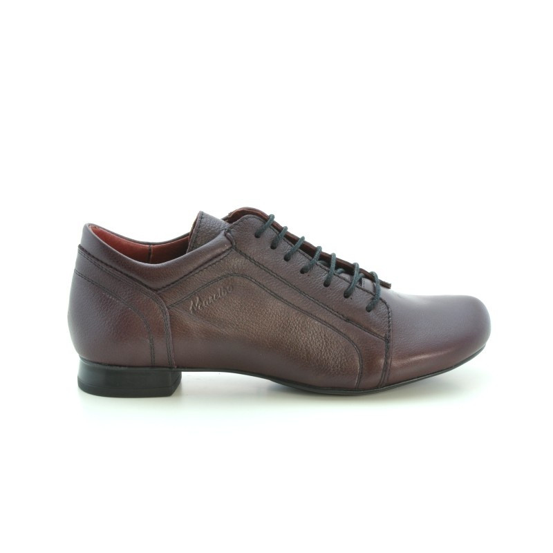 Buty casual damskie 645 bordowe
