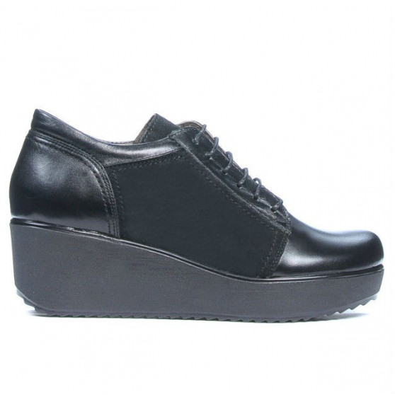 Damskie buty casual 668 czarno płaczące