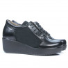 Damskie buty casual 668 czarno płaczące