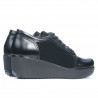 Damskie buty casual 668 czarno płaczące