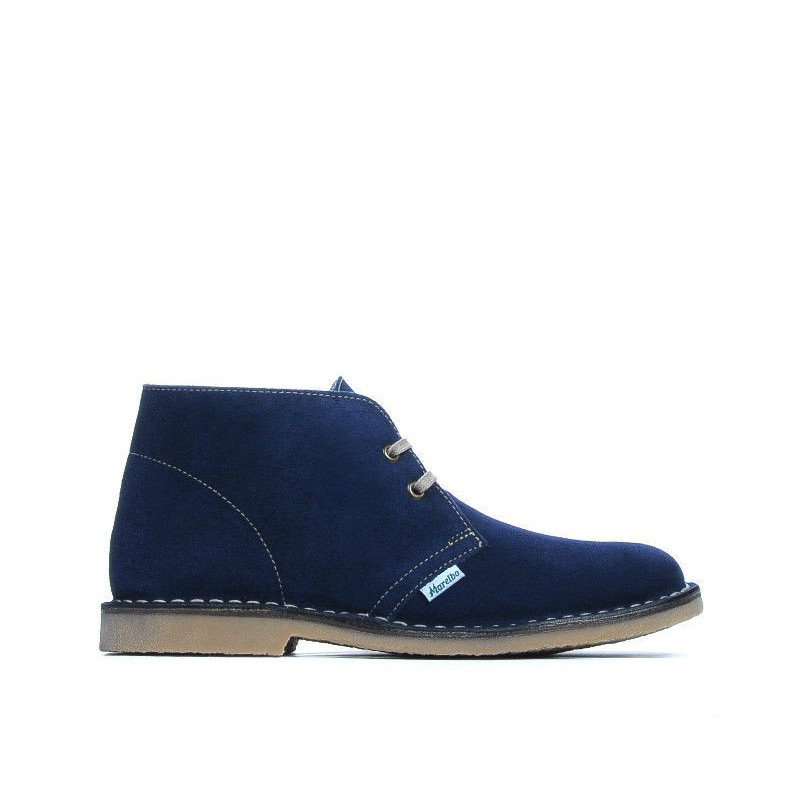 Damskie botki 7100 indigo welur