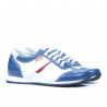 Buty dziecięce 136 indigo+białe