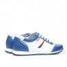 Buty dziecięce 136 indigo+białe