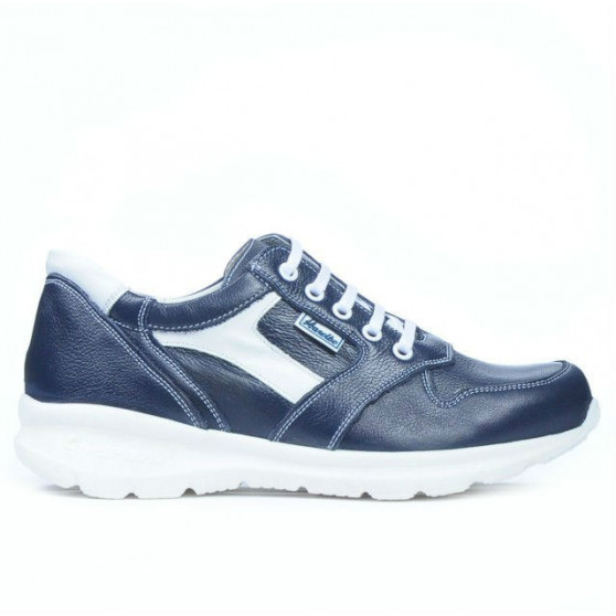 Buty sportowe młodzieżowe 397 indygo+białe