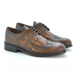 Eleganckie buty męskie 799 a brązowe