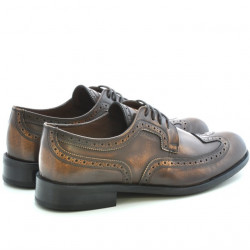 Eleganckie buty męskie 799 a brązowe