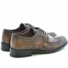 Eleganckie buty męskie 799 a brązowe