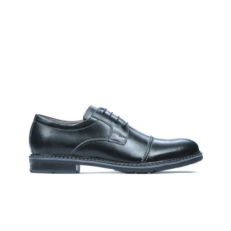 Casualowe / eleganckie buty męskie 756-1 czarne