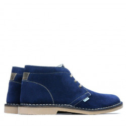 Męskie botki 7300 indigo zamsz