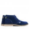 Męskie botki 7300 indigo zamsz