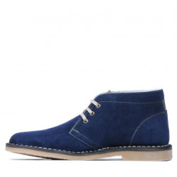 Męskie botki 7300 indigo zamsz