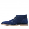 Męskie botki 7300 indigo zamsz