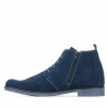 Męskie botki 412 welur indigo