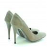Eleganckie damskie buty 1230 cappuccino antylopa