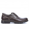 Buty casualowe / eleganckie męskie 805 brązowe