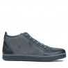 Buty męskie 480 czarne+szare