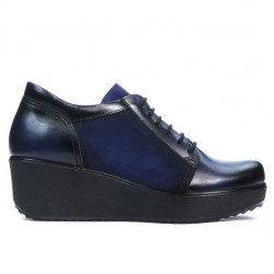 Damskie buty casual 668 indigo kombinowany