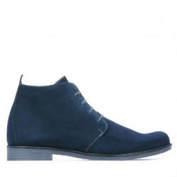 Męskie botki 412 welur indigo