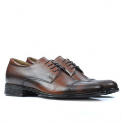 Eleganckie buty młodzieżowe 388 a brązowe