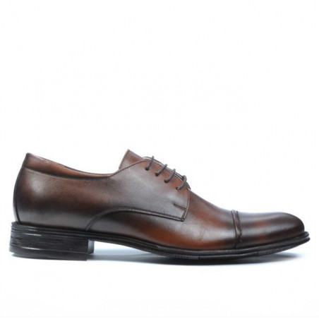 Eleganckie buty młodzieżowe 388 a brązowe
