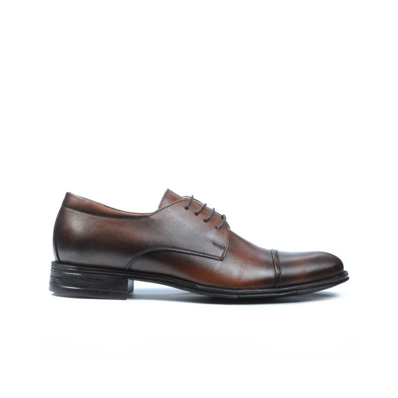 Eleganckie buty młodzieżowe 388 a brązowe
