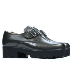 Casualowe buty damskie 670 w lakierowanym miedzianym kolorze