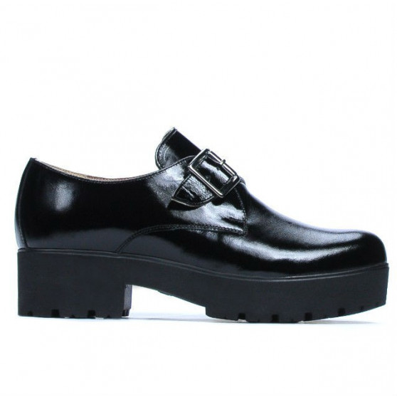 Damskie buty casual 670 lakierowane czarne