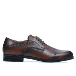Eleganckie buty młodzieżowe 396 a brązowe