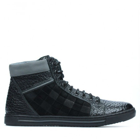 Czarne + szare buty męskie 467
