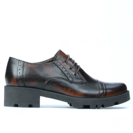 Damskie buty casual 669 a brązowe
