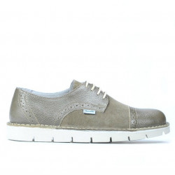 Buty casual damskie 7001 piasek kombinowany