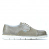 Buty casual damskie 7001 piasek kombinowany