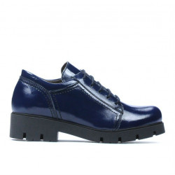 Dziecięce buty 158 lakierowane indygo